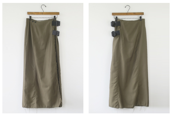 Needles - Wrap Skirt - T／C Back Sateen ニードルズ ラップスカート