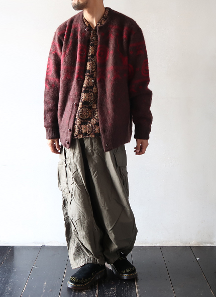 South2 West8 - Loose Fit Crew Neck Cardigan - S2W8 サウス2ウエスト