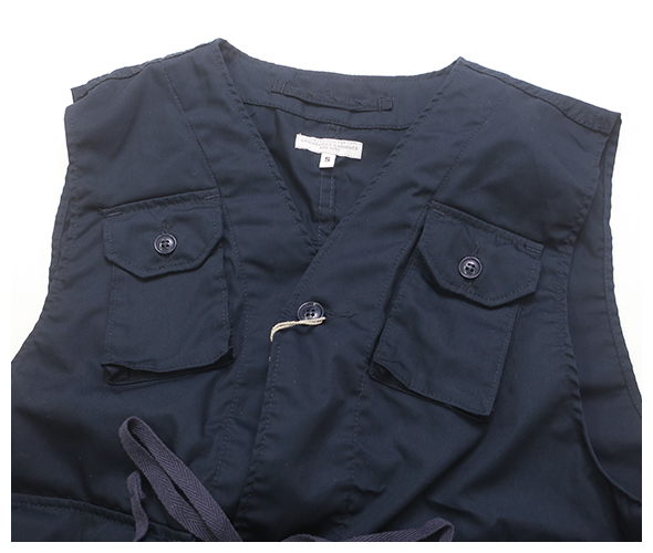Engineered Garments - C-1 Vest - Feather PC Twill エンジニアドガーメンツ ベスト