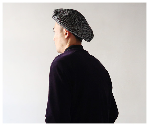 NEEDLES - Beret - W/PE/R/N Tweed - HERRINGBONE ニードルス ベレー