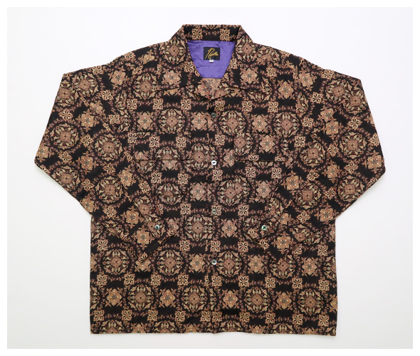 NEEDLES - Classic Shirt - R/PE/W Botanical Jq. ニードルス クラシックシャツ