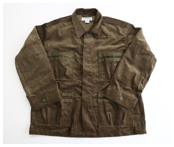 SASSAFRAS - Overgrown Fatigue Jacket - 9W Corduroy ササフラス オーバーグロウンファティーグジャケット