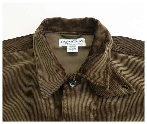 SASSAFRAS - Overgrown Fatigue Jacket - 9W Corduroy ササフラス オーバーグロウンファティーグジャケット